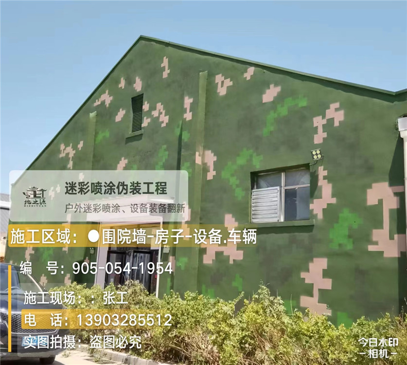 铜陵外墙数码迷彩漆施工报价清单(100㎡标准墙面测算)